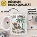 Rentner Pensionär Sarkasmus Tasse Geschenk Lustige Geschenkidee Spruch Für Immer Feierabend Weiß Trendation