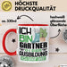 Gärtner Ausbildung Tasse Geschenk Ich Bin Gärtner In Der Ausbildung Ich Darf Das Geschenkidee Spruch Rot Trendation