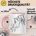 Pferde Tierliebhaber Mädchen Tasse Geschenk Lustige Geschenkidee Spruch Rosa Trendation