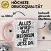 Heidrun Tasse Geschenk Alles Ist Gut Heidrun Ist Jetz Da Geschenkidee Becher mit Name Rosa Trendation