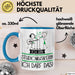Geschenk für Studiomusikerin Tasse Lustige Geschenkidee Geburtstag Ich Bin Studiomusikerin Ich Darf Das Blau Trendation