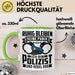 Polizist Tasse Geschenk Ruhig Bleiben Ich Bin Polizist Und Regel Das Geschenkidee Polizei Grün Trendation