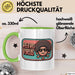 Computerprogrammierer Softwareingenieur Tasse Geschenk Lustige Geschenkidee Spruch Retro Virus Grün Trendation