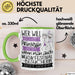 Musikfestival-Besucherin Tasse Geschenk Spruch Wer Will Schon Prinzessin Sein Wenn Man Auch Musikfestival-Besucherin Sein Kann Grün Trendation