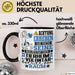 Tierheimvolontär Geschenk Tasse Lustiger Spruch Erheben Sie Sich Der Tierheimvolontär Betritt den Raum Schwarz Trendation