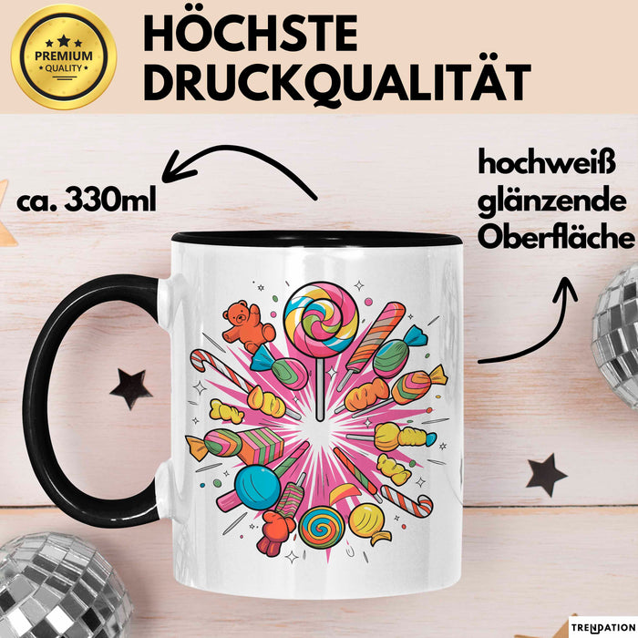 Zucker Süchtiger Tasse Geschenkidee für Naschkatze Trendation