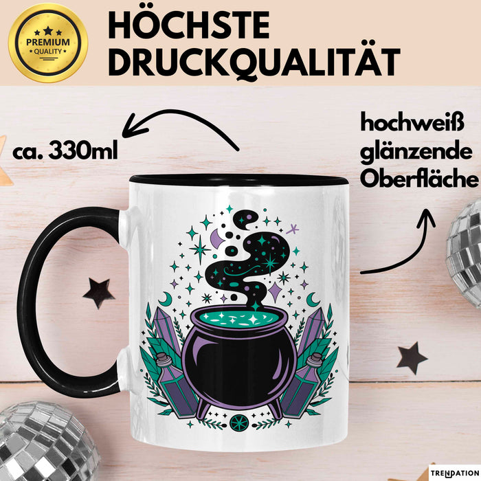 Hexerei Fan Tasse Geschenkidee für Zauberspruch Liebhaber Trendation