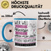 Pferdetherapeutin Tasse Geschenk Spruch Wer Will Schon Prinzessin Sein Wenn Man Auch Pferdetherapeutin Sein Kann Blau Trendation