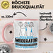 Moderator Geschenk Tasse Ich Bin Moderator Aber Sag Doch Einfach Superheld Lustige Geschenkdiee für Moderator Kaffee-Becher Rosa Trendation