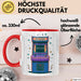 Arcade Enthusiast Tasse Geschenk Lustige Geschenkidee Spruch Für Highscore Jäger Rot Trendation