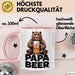 Papa Bier Tasse Geschenk Lustige Geschenkidee Spruch Rosa Trendation