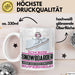 Snowboarder Geschenk Tasse Ich Bin Snowboarder Aber Sag Doch Einfach Superheld Lustige Geschenkdiee für Snowboarder Kaffee-Becher Weiß Trendation