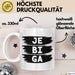 Balkan Jebiga Tasse Bosna Hrvatska Srbija Jugo Weiß Trendation