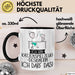 Geschenk für Katzenspielzeug-Designerin Tasse Lustige Geschenkidee Geburtstag Ich Bin Katzenspielzeug-Designerin Ich Darf Das Trendation