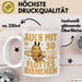 30. Geburtstag Tasse Geschenk Frauen Mutter Lustig Auch mit 30 Noch Ein Flottes Bienchen Kaffee-Becher Weiß Trendation