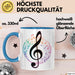 Musikliebhaber Musiker Tasse Geschenk Lustige Geschenkidee Spruch Blau Trendation
