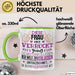 Kollegin Abschied Tasse Geschenk Abschiedsgeschenk Humorvoll Grün Trendation