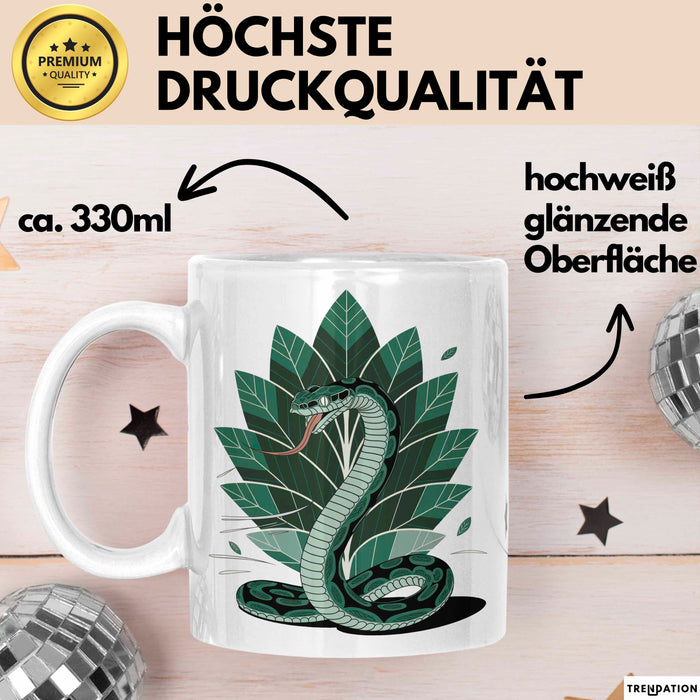 Reptilien Liebhaber Tasse Geschenk Lustige Geschenkidee Spruch Für Kaltblütige Fans Weiß Trendation