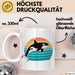 Wal Tier Tasse Geschenk Lustige Geschenkidee Spruch Weiß Trendation