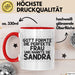 Sandra Tasse Gott Formte Die Perfekte Frau Und Nannte Sie Sandra Geschenk Rot Trendation