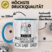 Geschenk für Musikgeschäftsinhaberin Tasse Lustige Geschenkidee Geburtstag Ich Bin Musikgeschäftsinhaberin Ich Darf Das Blau Trendation