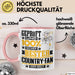 Country-Fan Geschenk Lustiger Spruch für Country-Fan Geschenkidee Bester Country-Fan Der Welt Rosa Trendation