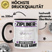 Zipliner Tasse Geschenk für Zipliner Der Mann Der Alles Kann Geschenkidee zum Geburtstag Schwarz Trendation
