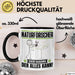 Naturforscher Tasse Geschenk für Naturforscher Der Mann Der Alles Kann Geschenkidee zum Geburtstag Schwarz Trendation