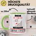 Survival-Expertin Tasse Geschenk Becher Stark Attraktiv Furchtlos Survival-Expertin Lustige Geschenkidee Grün Trendation