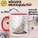 Illustrator Tasse Geschenkidee für Zeichenkünstler Rot Trendation