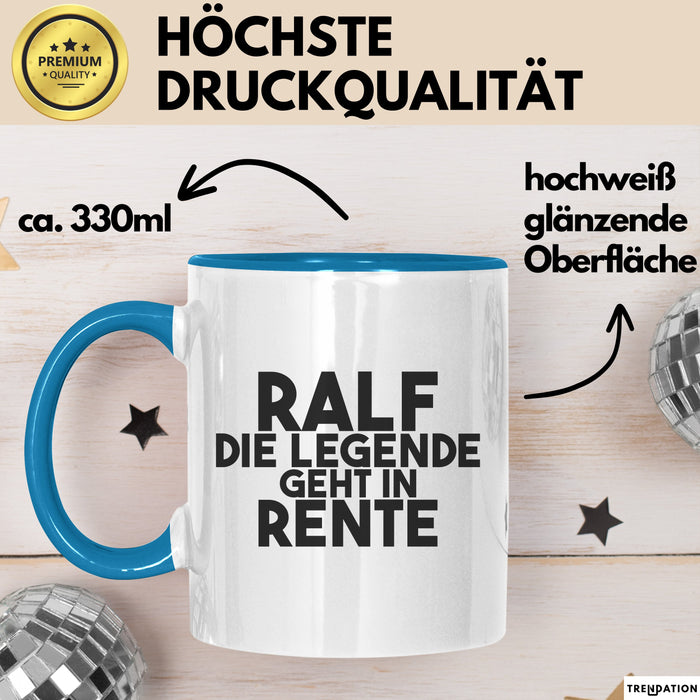 Ralf Tasse Ralf – Die Legende Geht In Rente Geschenk