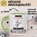 Musikstudentin Tasse Geschenk Becher Stark Attraktiv Furchtlos Musikstudentin Lustige Geschenkidee Grün Trendation