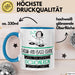 Drum-and-Bass-DJane Weil Es Keinen Schöneren Beruf Gibt Tasse Geschenk für Eine Drum-and-Bass-DJane Lustig Blau Trendation