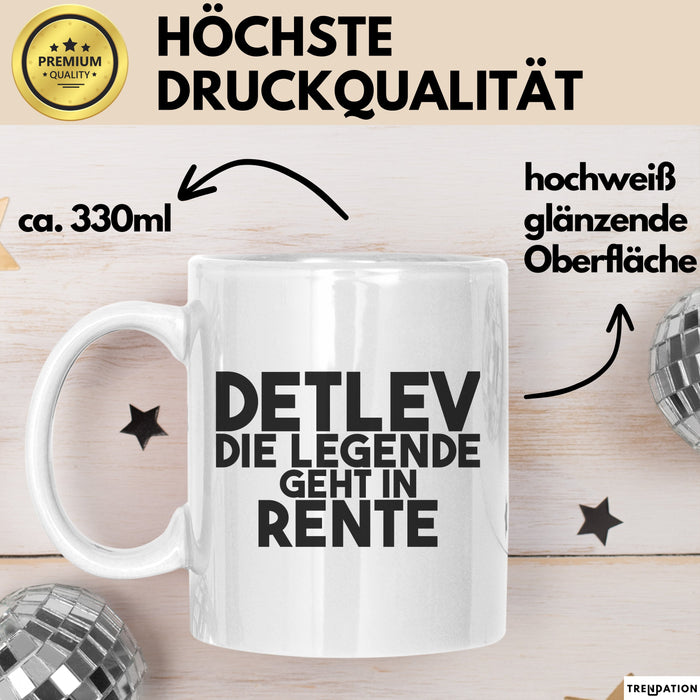 Detlev Tasse Detlev – Die Legende Geht In Rente Geschenk