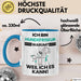 Hundefriseur Geschenk Tasse Lustiger Spruch Ich Bin Hundefriseur Warum Weil Ich Es Kann Geschenkidee Bester Hundefriseur Geburtstag Kaffee-Becher Blau Trendation