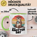 Otter Tier Tasse Geschenk Lustige Geschenkidee Spruch Just Anotter Day Grün Trendation
