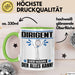 Dirigent Tasse Geschenk für Dirigent Der Mann Der Alles Kann Geschenkidee zum Geburtstag Grün Trendation