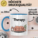 Therapeut Tasse Geschenk Lustige Geschenkidee Spruch Für Mentale Gesundheit Befürworter Blau Trendation