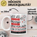 EDM-Enthusiastin Tasse Geschenk Spruch Wer Will Schon Prinzessin Sein Wenn Man Auch EDM-Enthusiastin Sein Kann Weiß Trendation
