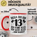 13Er Geburtstag Tasse Geschenk Teenager Geschenkidee Digga Ich Bin 13 Ich Kann Alles Ich Weiss Alles Kaffee-Becher Rot Trendation
