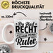 Ehemann Tasse Geschenk Ehefrau Geschenkidee Du Hast Recht Ich Hab Meine Ruhe Geschenkidee Arbeitskollege Kaffee-Becher Weiß Trendation