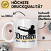 Dresden Fußball Tasse Geschenk Lustige Geschenkidee Spruch Ehre Stolz Tradition Weiß Trendation