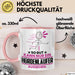 Hürdenläufer Geschenk Tasse So Gut Kann Nur Ein Hürdenläufer Aussehen Geschenkidee Kaffee-Becher Rosa Trendation