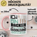 Bäcker Ausbildung Tasse Geschenk Ich Bin Bäcker In Der Ausbildung Ich Darf Das Geschenkidee Spruch Rosa Trendation