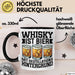 Whisky Liebhaber Tasse Geschenk Whisky Ist Bier Mit Destillations Hintergrund Trendation