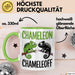 Chamäleon Tier Tasse Geschenk Chamäleon Chamäleoff Reptil Geschenkidee Lustig Grün Trendation