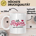 Regina Tasse Geschenk Ich Bin Vollkommen Regina Geschenkidee Geburtstag Weiß Trendation