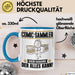 Comic-Sammler Tasse Geschenk für Comic-Sammler Der Mann Der Alles Kann Geschenkidee zum Geburtstag Blau Trendation