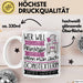 Songtexterin Tasse Geschenk Spruch Wer Will Schon Prinzessin Sein Wenn Man Auch Songtexterin Sein Kann Weiß Trendation