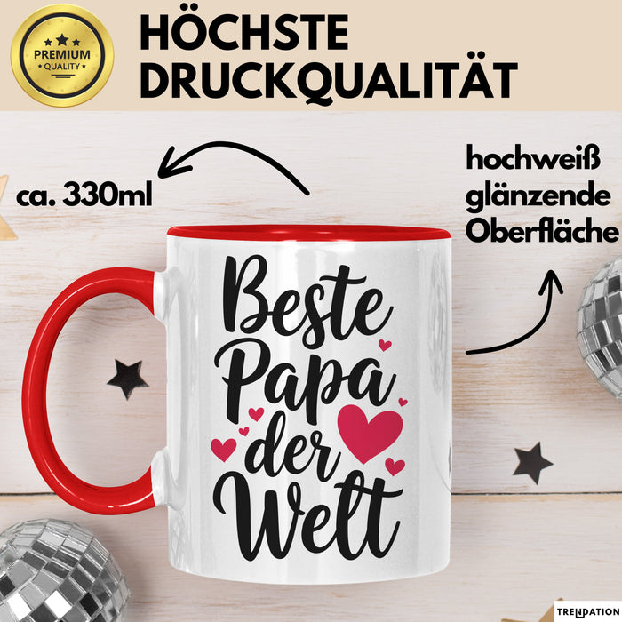 Papa Tasse Geschenk Bester Papa Der Welt Geschenkidee Vatertag Geburtstag
